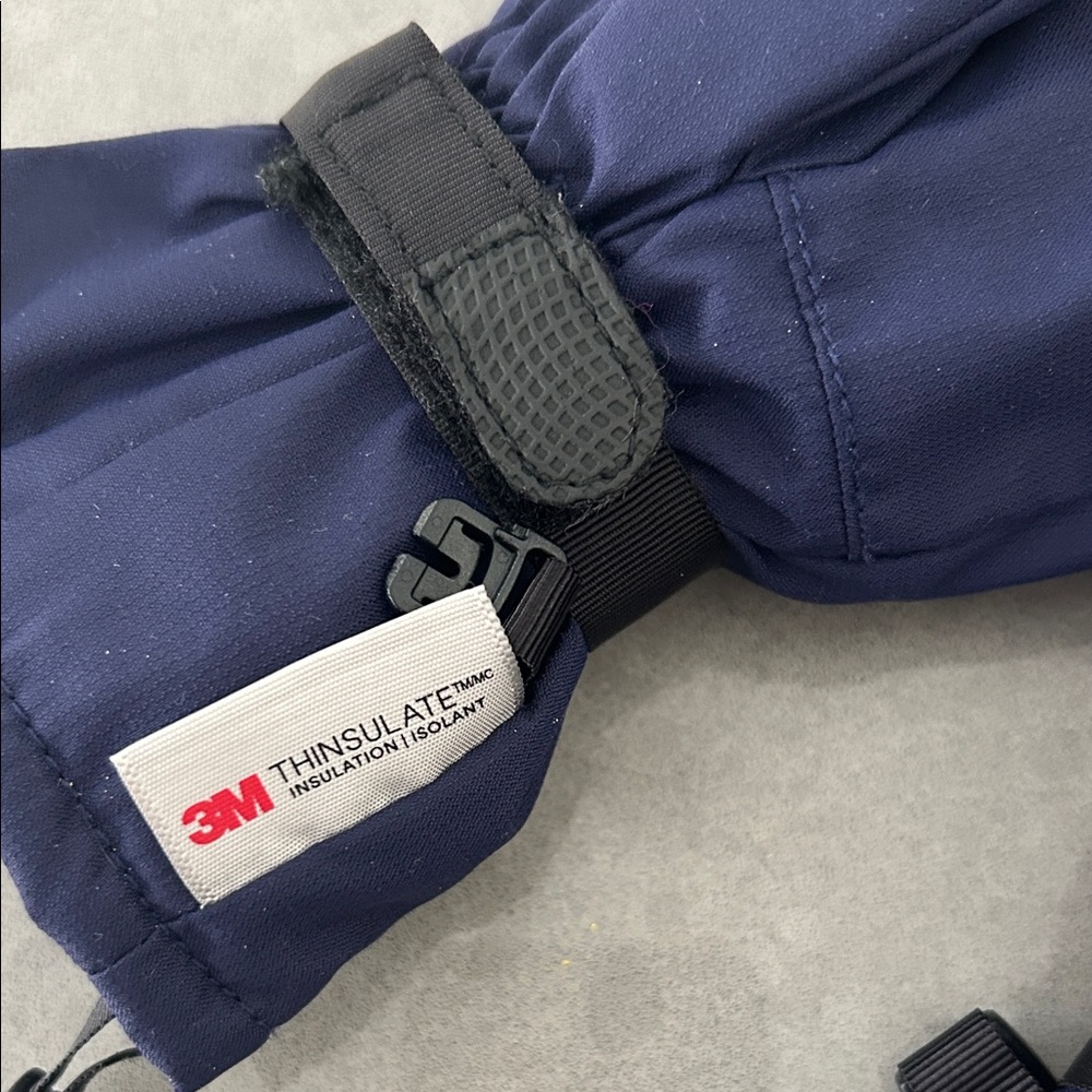L.L. Bean Dark Blue Toddler Insulated Snow Mittens - Picture 5 of 5